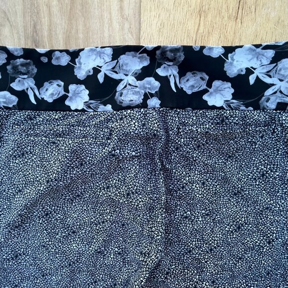 LULULEMON DEPARTURE HIGH RISE 7/8 WOMEN’S PANT sz 10 PETAL FLORAL CROP - Picture 5 of 11